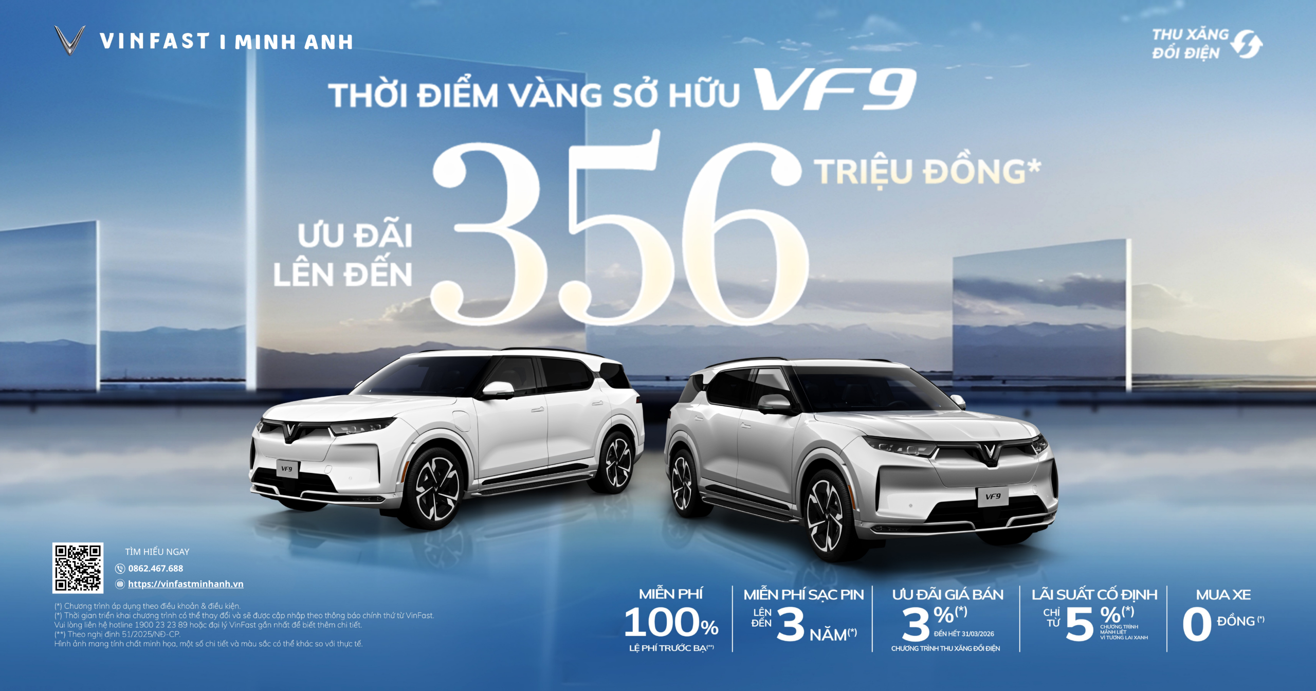 VF 9 ưu đãi 365 triệu